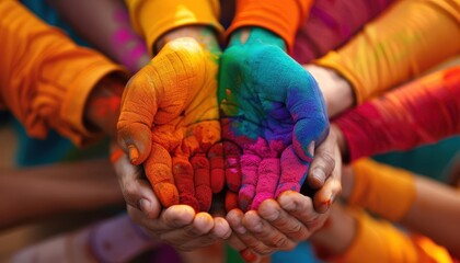 Volunteering for a worthy cause, vibrant colors, photography, inviting, dynamic