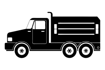 Truck Silhouette vector illustration