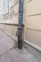 Old downpipe