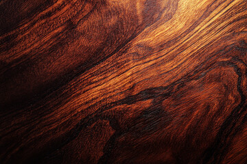 Naklejka premium Warm Mahogany Wood Grain Texture in High Resolution 