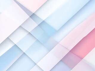 Obraz premium 2408 12.A clean white backdrop featuring overlapping geometric shapes with smooth color gradients transitioning from soft pinks to blues. The abstract design creates a dynamic yet elegant effect,