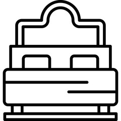 Queen Bed Icon