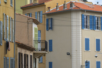 Obraz premium houses in the town of Le Cannet, on the French Riviera