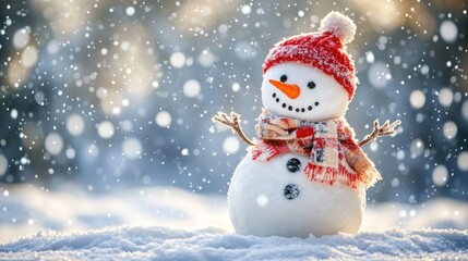 Snowman in Winter Wonderland