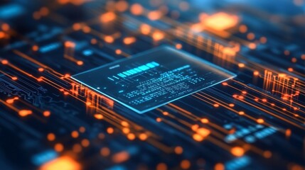 Obraz premium Digital Circuitry.