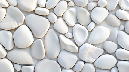 Abstract White Stones Background