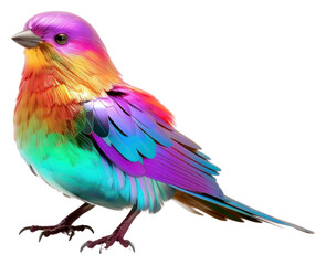Obraz premium PNG Bird iridescent animal beak white background.