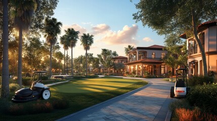 Luxury Golf Resort.