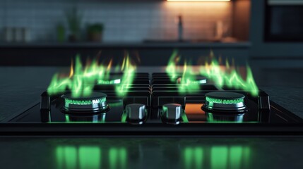 The Gas Burner in Action