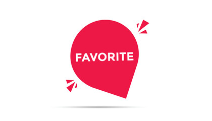 favorite web banner templates. Vector Illustration 
