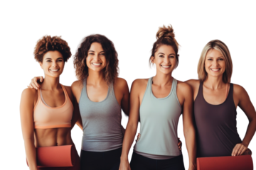 PNG Sporty girls smile adult togetherness.