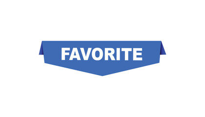 favorite web banner templates. Vector Illustration 
