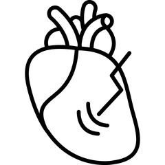 Heart Pain Icon