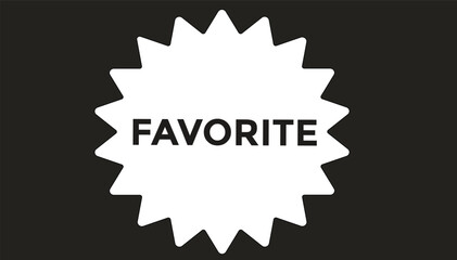 favorite web banner templates. Vector Illustration 
