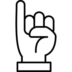 Little Finger Up Icon