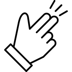 Hand Gun Gestures Icon