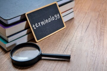 A chalkboard with the word 
