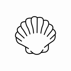 shell sea icon sign vector