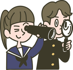 学生のチェック