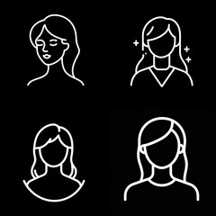 Four diverse faces showing joy and unity.