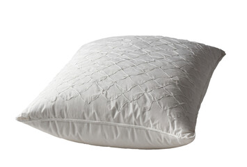 white pillow isolated on transparent background
