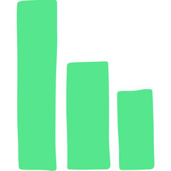 Business infographics icons with different diagram vector illustration. Abstract data visualization, marketing charts and graphs. Business statistics, planning and analytics, forecasting growth rates