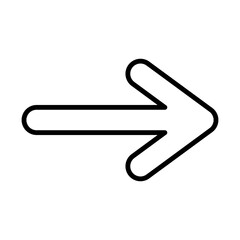 Right Arrow line icon