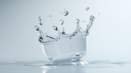 Water Drop Splash Crown