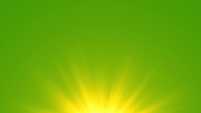 Sun light, background, orange light, animation, green screen background.