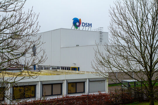 DSM is a Dutch multinational corporation active in the fields of health, nutrition and materials. 5 January 2021. DSM Building Apolloweg 11 in Leeuwarden in the Netherlands. 