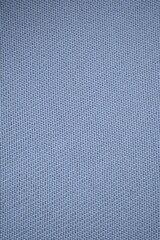 blue texture of crocheted fabric 