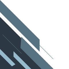 Modern Parallelogram Corner