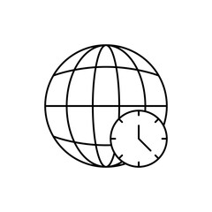 World time icon, International Business icons