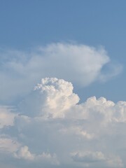 blue sky with clouds