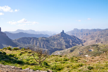 Landschaftspanorama auf Gran Canaria