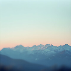 Fototapeta premium sunrise in the mountains