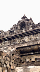 Fototapeta premium Human view of Borobudur Temple