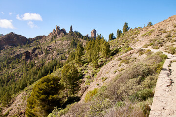 Landschaftspanorama auf Gran Canaria