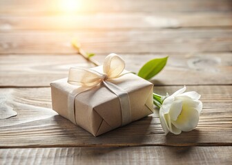 Minimalist Celebration of Father's Day with Special Gift Concept