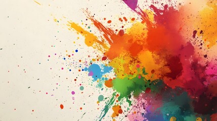 Fototapeta premium Abstract Colorful Watercolor Explosion Background