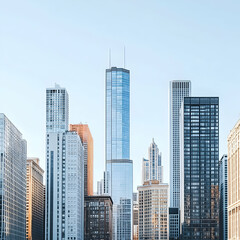 Fototapeta premium city skyline