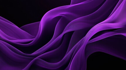 Obraz premium Abstract Purple Waves