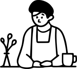 Cozy Winter Line Art Icons