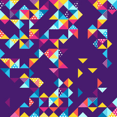 Triangle background. Abstract geometric polygonal image.