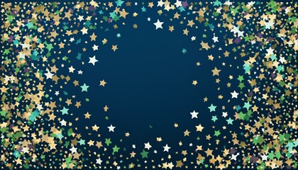 Star Sequin Confetti Frame