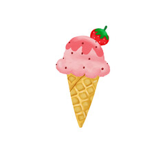 strawberry ice cream