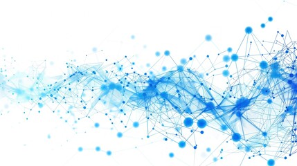 Fototapeta premium Abstract Blue Network