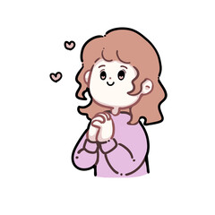 メロメロな女の子