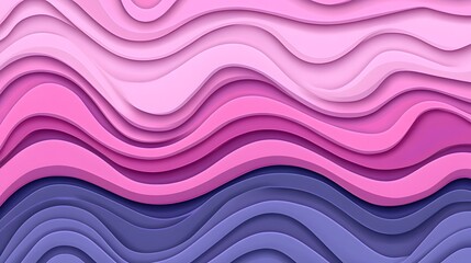 Fototapeta premium Abstract Pink and Purple Wave Pattern Background