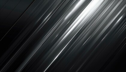 Abstract Black and White Diagonal Stripes Background